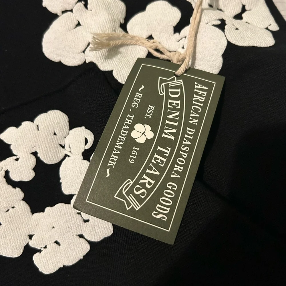 Denim Tears Zip Up Black Size M - SEND OFFERS - Picture 3 of 6